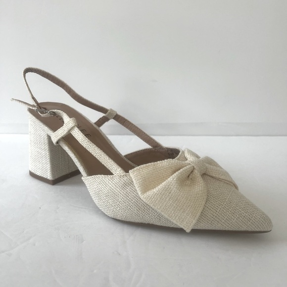 Journee Collection Tailynn Pump Slingback Block Heel Shoes Size 9 WD Wide NIB - Picture 7 of 12